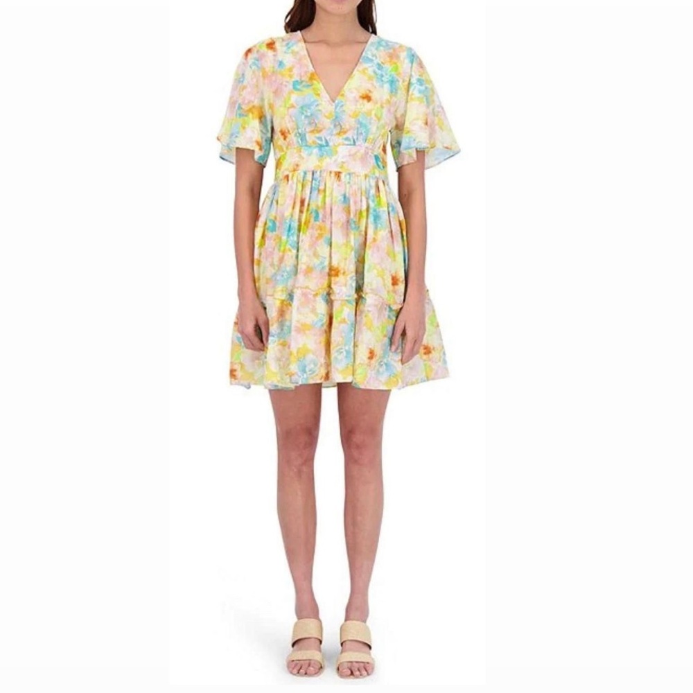 Roller Rabbit Watercolor Mini Dress Sz M